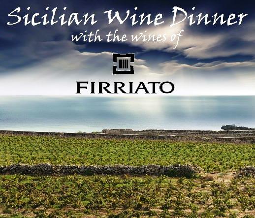 <a id="Solare-Firriato-Wine-Dinner"></a>Sicilian Wine Dinner with Firriato Estates <span style="color: red;">- Sold Out</span>
