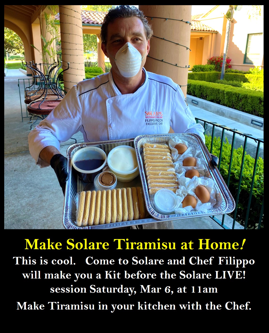 <a id="Solare-LIVE-Cooking-Class-Mar-6"></a>Solare LIVE! Cooking Class - Tiramisù