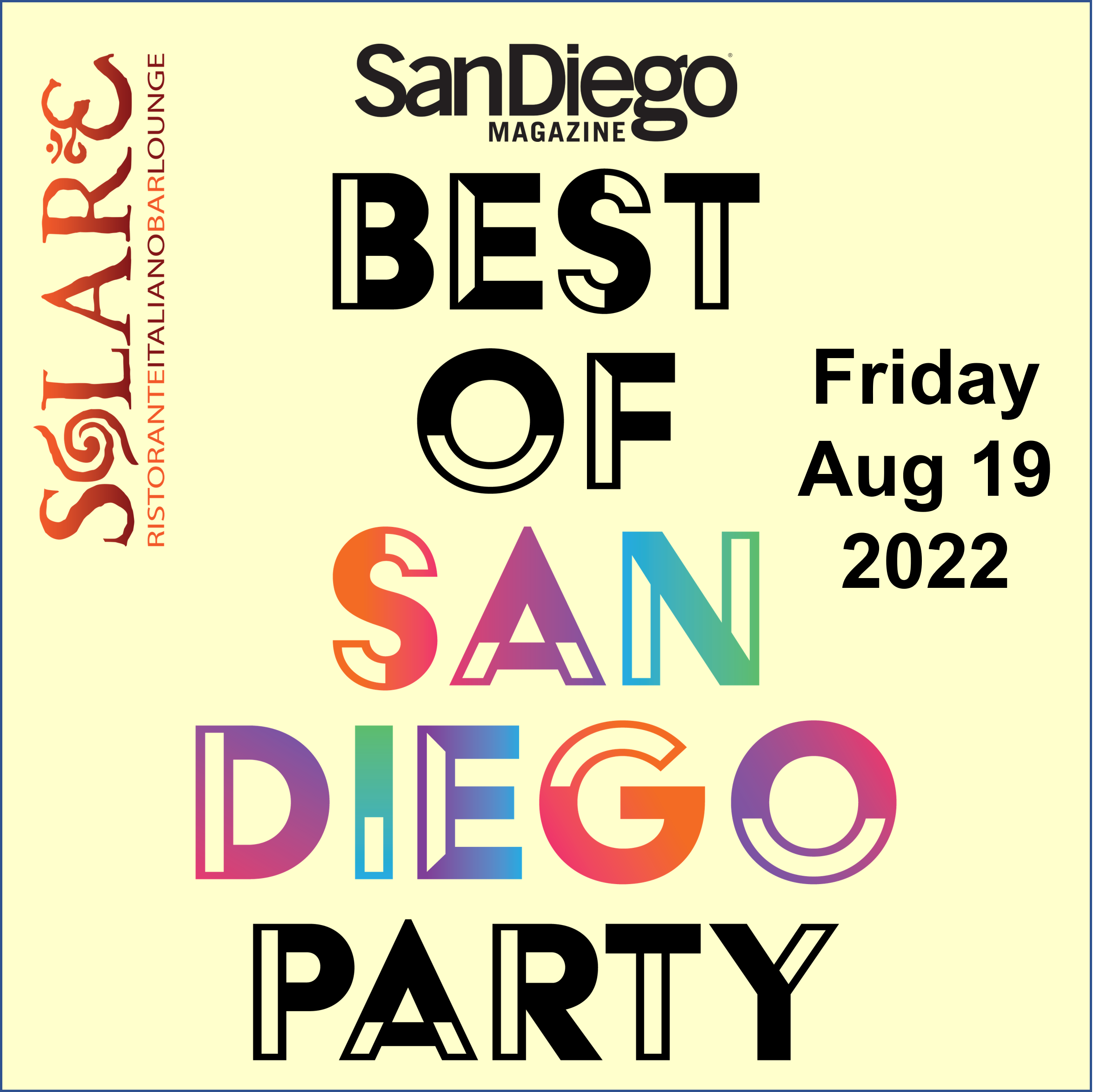 <a id="Solare-Best-Of-Party"></a>Solare - Best of San Diego Party 2022