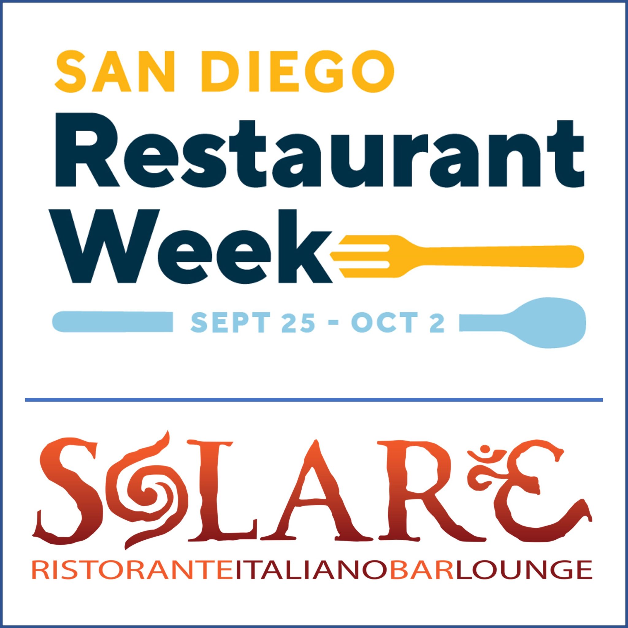 Solare Rocks San Diego Restaurant Week Solare Ristorante Italiano