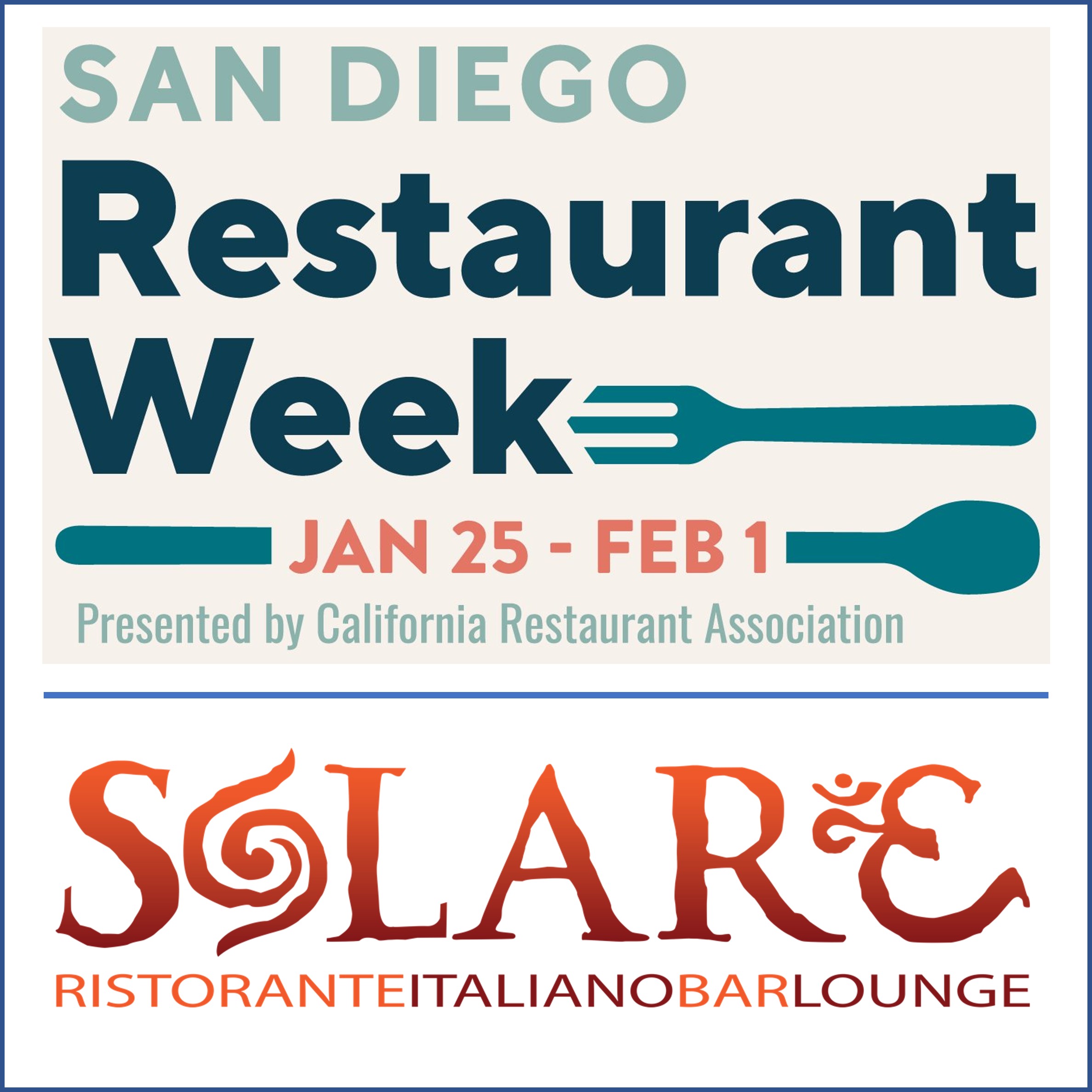<a id="Solare-SDRW-Jan-2026"></a>San Diego Restaurant Week